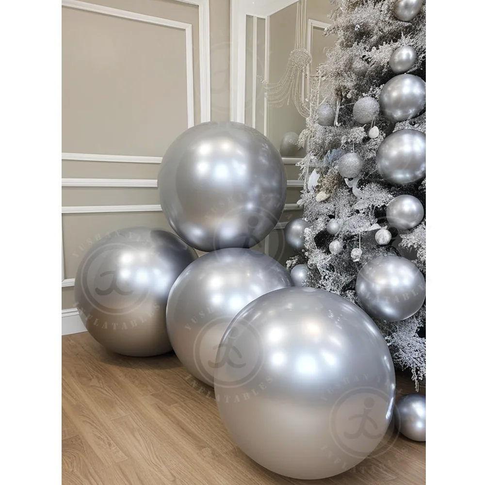 

Z Gold 0.6m Floating PVC disco ball mirror Reflective Christmas Inflatable Mirror Ball for Decoration