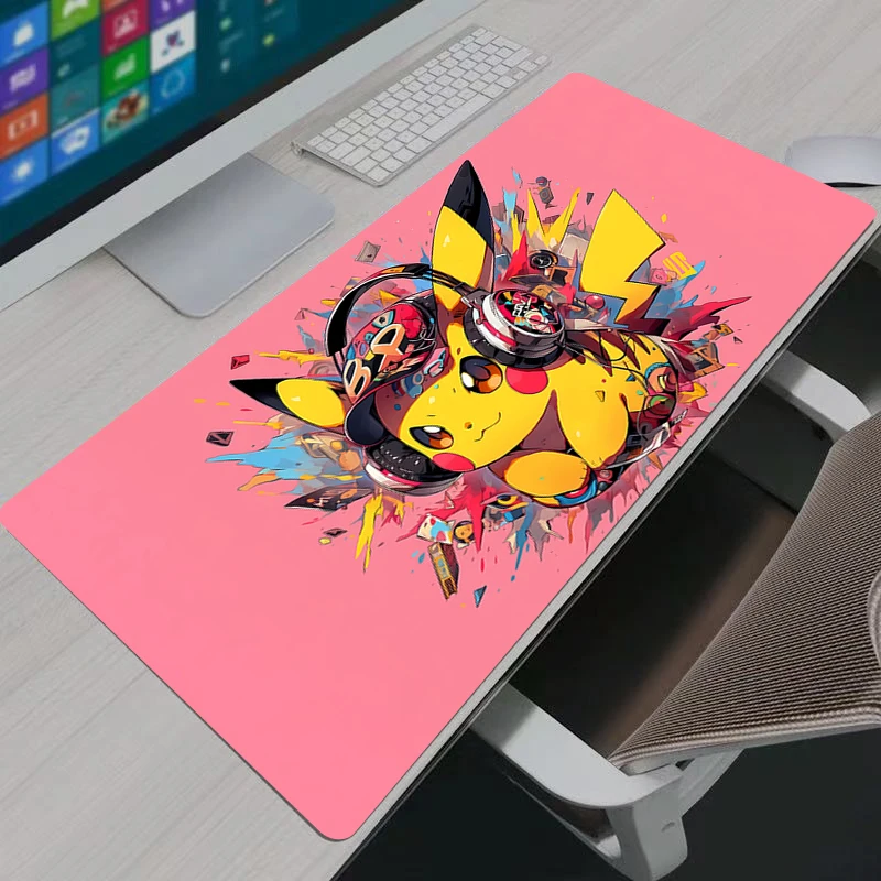 Pokemon Pikachu Mouse Pad Larger XXL 900x400 Speed Mini Pc Computer Keyboard Desk Mat Gaming Accessories durable Mousepad