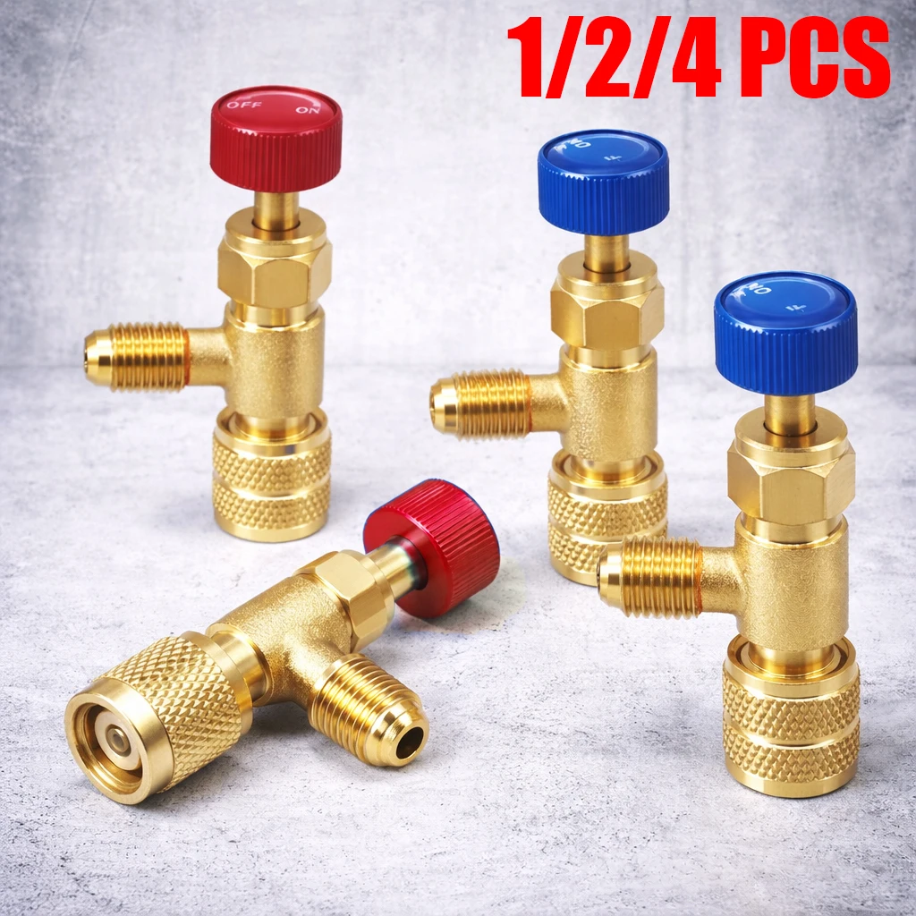 Liquid Safety Valve R410A R22 Air Conditioning Refrigerant 1/4 