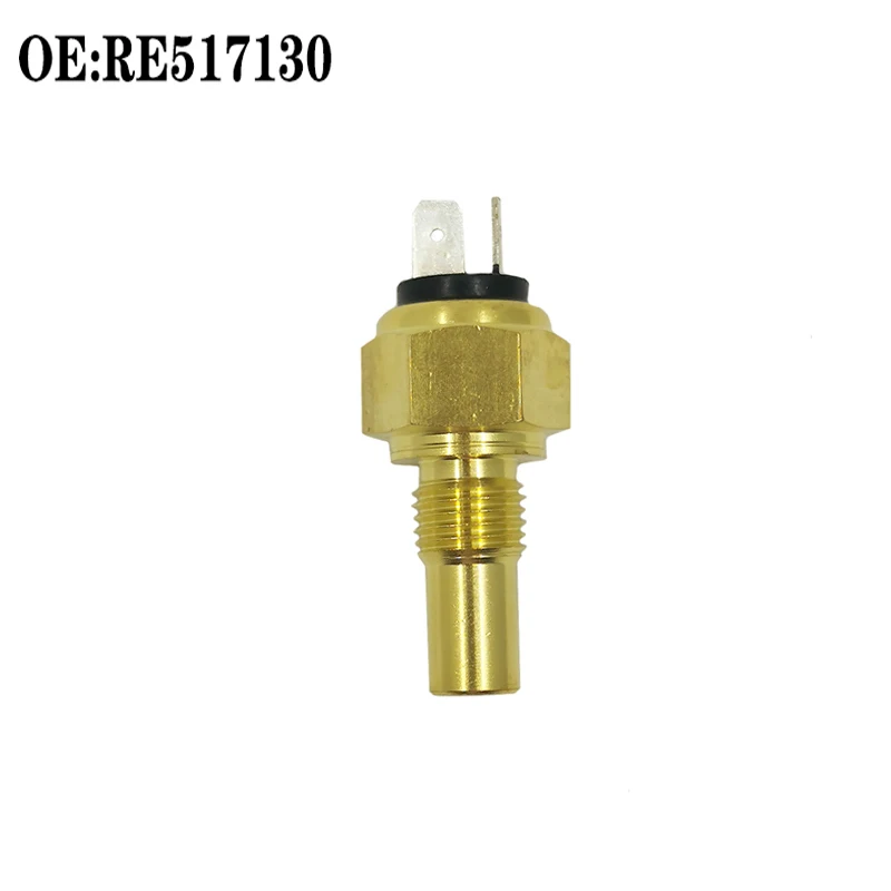 Suitable for John Deere water temperature sensor construction machinery engine parts water temperature plug sensor OEM: RE517130