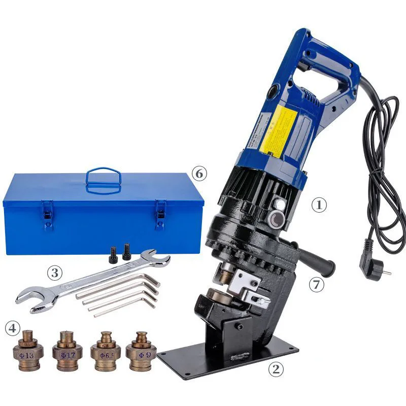 900W MHP-20 Portable Electric Hydraulic Punching Machine Stainless Steel Hole Opener 220V/110V Drilling and Punching Machine