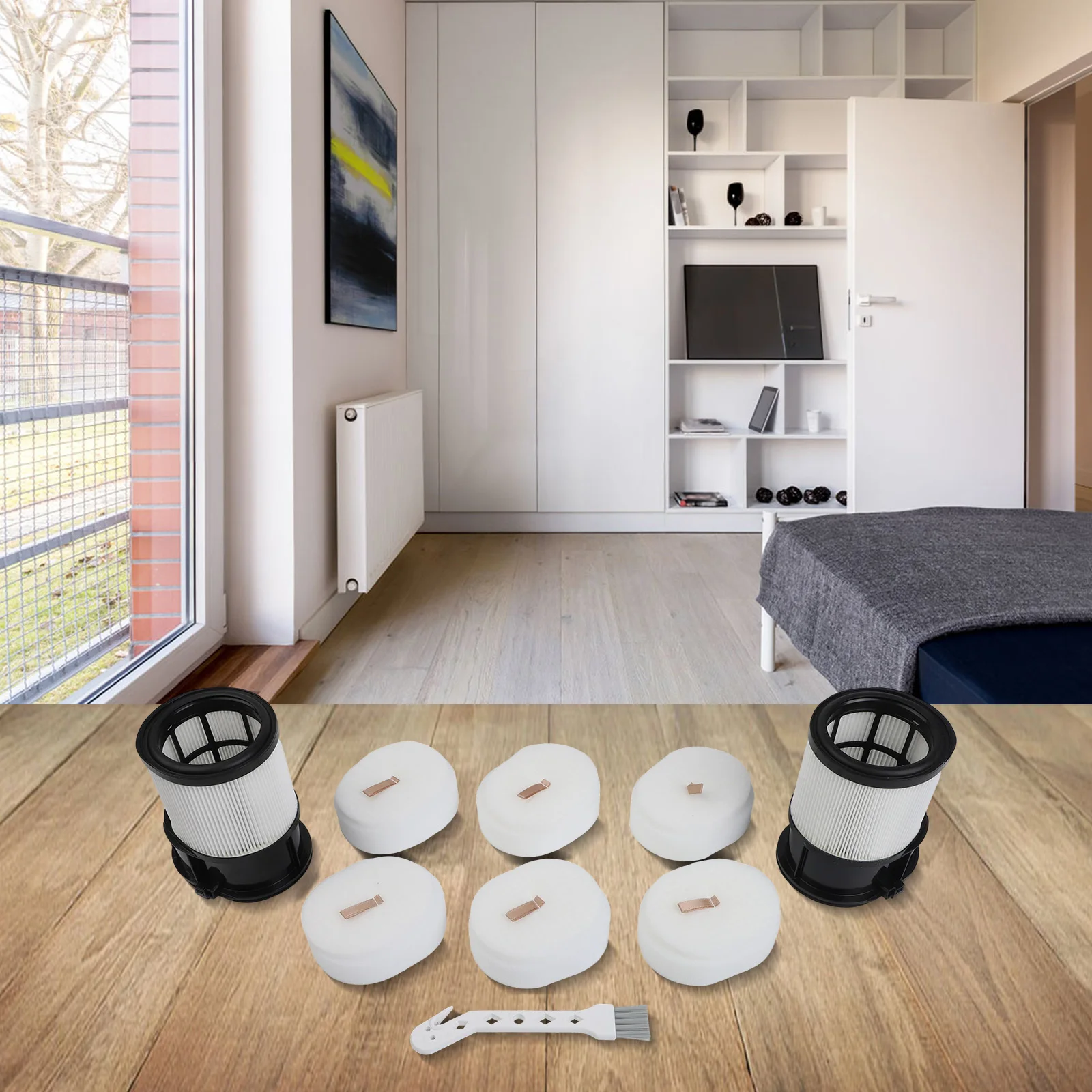 

Cordless Cleaner HEPA Filter Set Vacuum Filter Replacement Easy To Install Effective Filtration For SHARK Cordless Vacuum