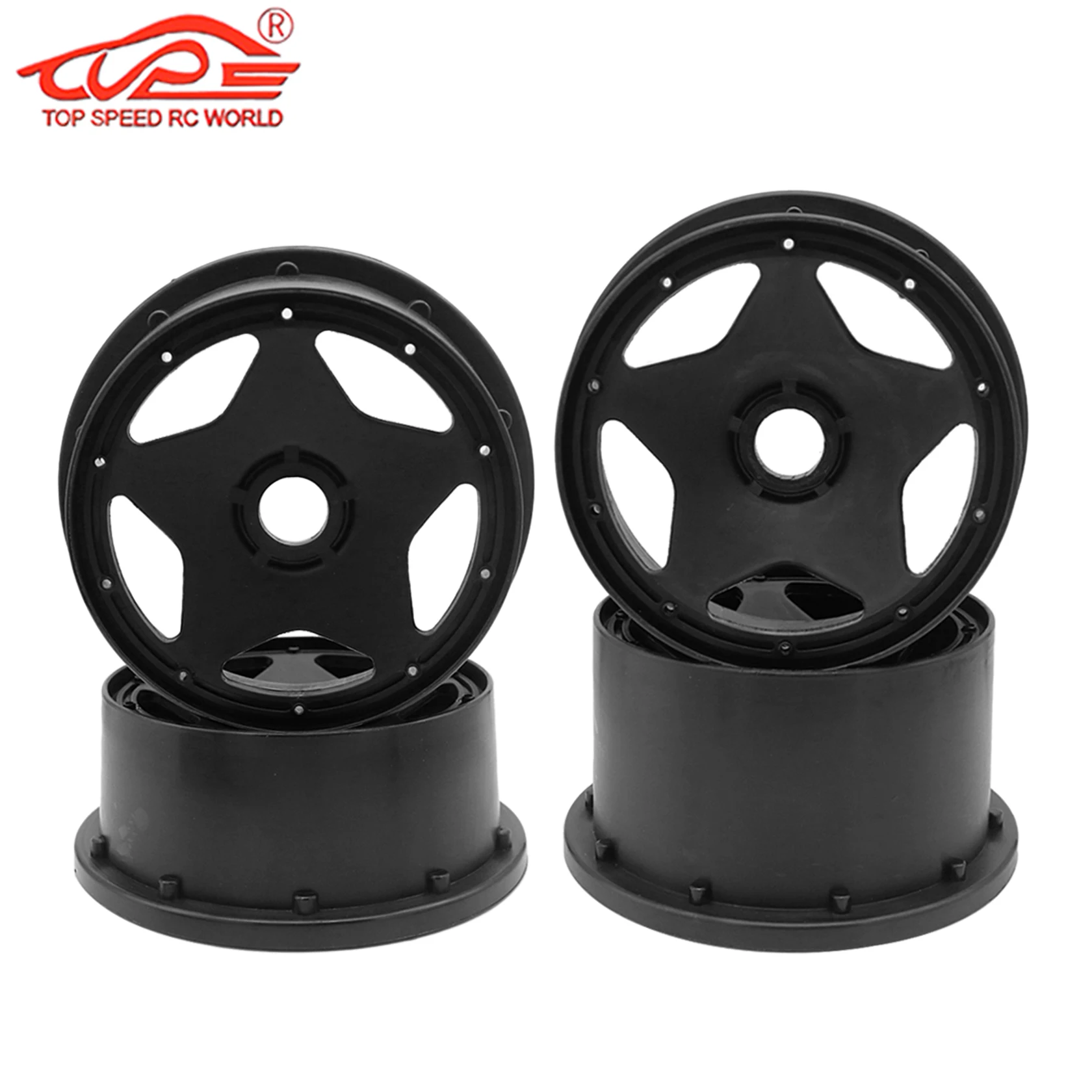 170x60/80mm Tire Front or Rear Five Star Wheel Hub for 1/5 Rc Gas Car Hpi Rofun Rovan Kingmotor Baja 5b Ss Buggy Truck Parts