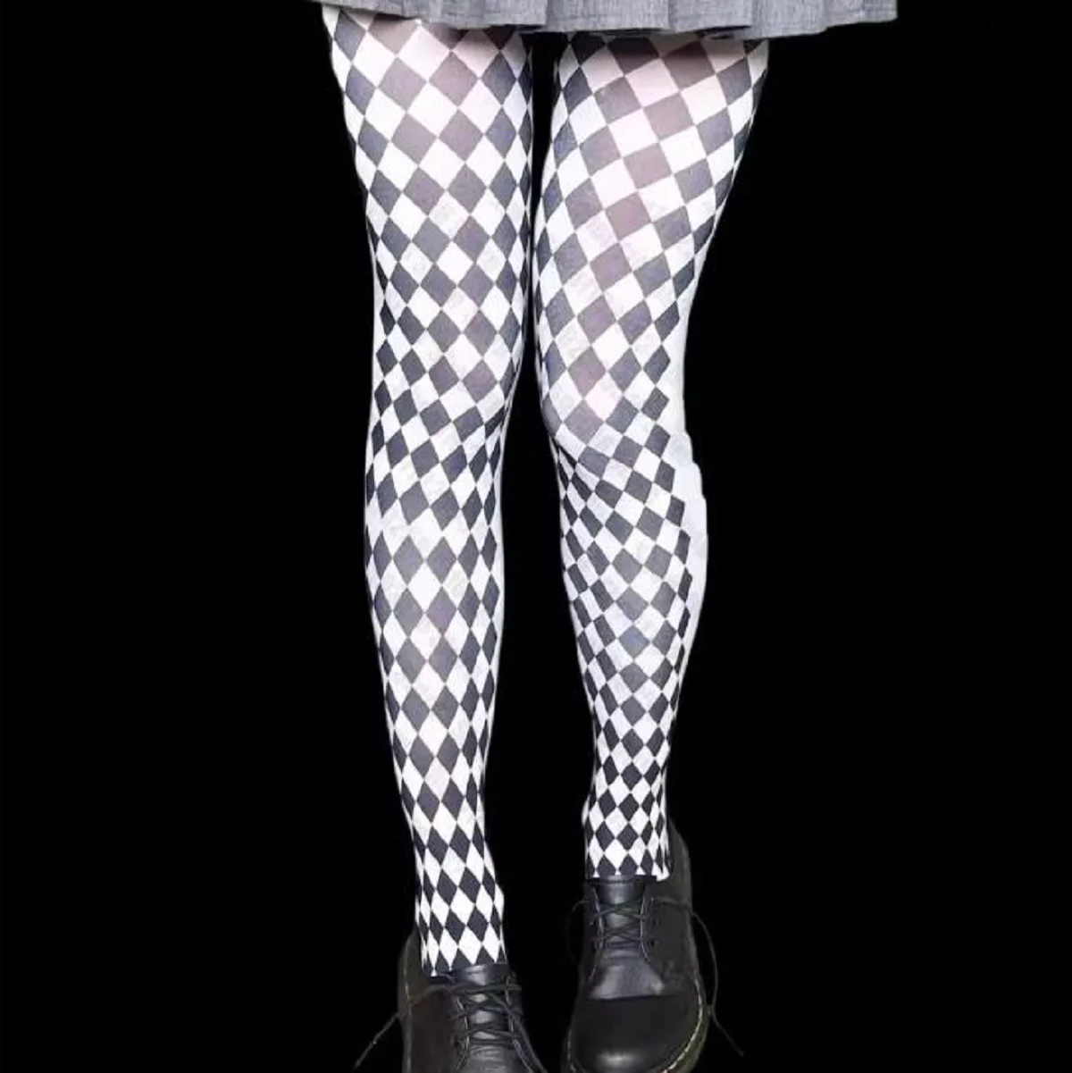 

Женские чулки Y2k, сексуальные колготки для показа с узором, фетиш-колготки в стиле панк, Harajuku, обтягивающие эмо, Сисси