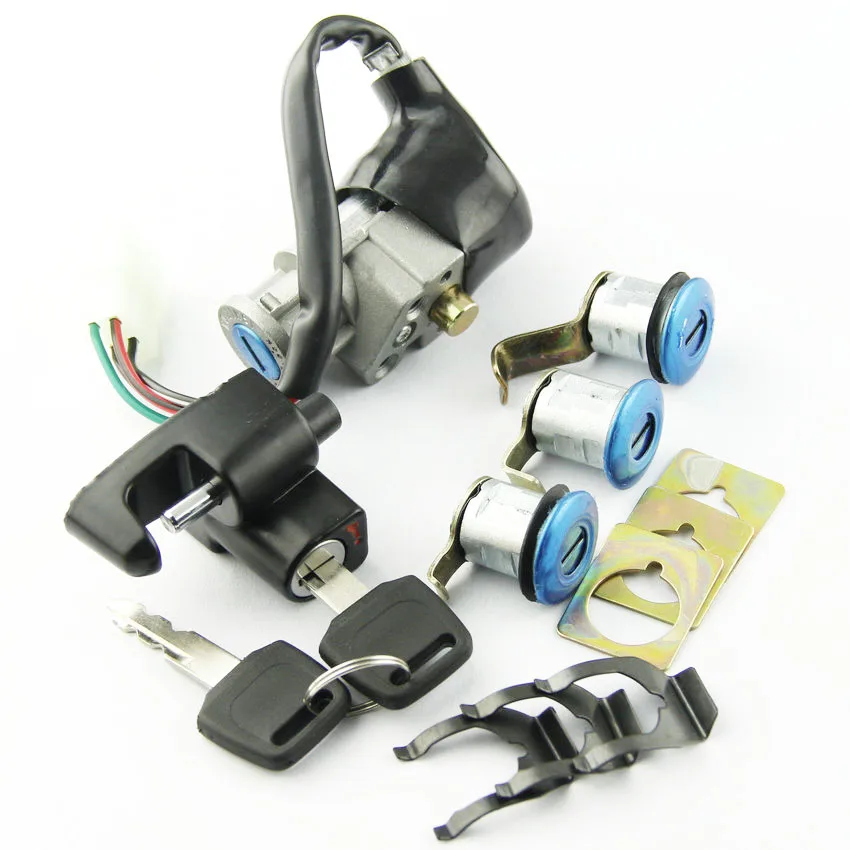 Motorrad-Schlüssel-Kraftstoffdeckel-Kit, Zündschalter für Honda CN250 Helix 1986 1987 1988 1989 1990-2007 OEM:35010-KS4-711 Zubehör – Detail 1