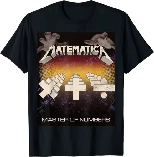 NUEVA Camiseta de Edición Limitada Matematica Master of Numbers, Parodia de Marionetas de Profesores de Matemáticas, Humor Educativo, Camiseta para Amantes de la Matemática