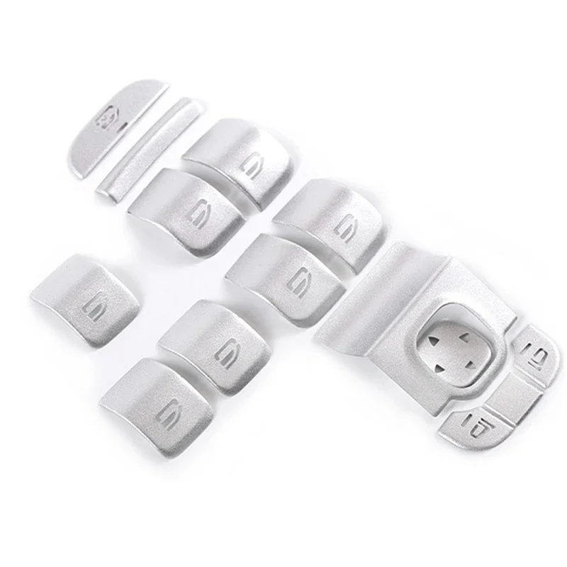 14Pcs/Set Car Door Window Glass Lift Button Cover Trim For Benz A B GLB Class W177 W247 2020