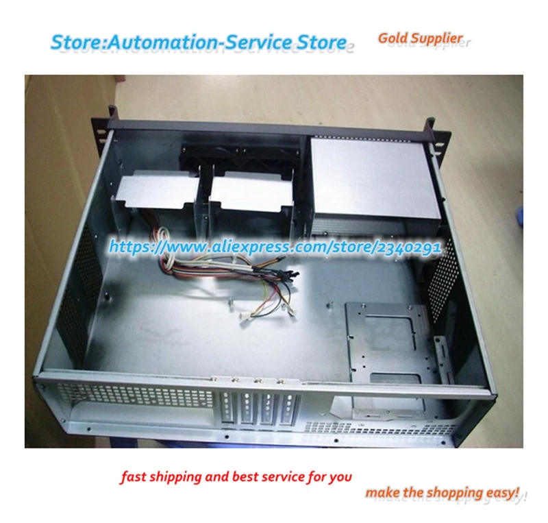 産業用制御キャビネットサーバー,アルミニウムパネルケース,ハードディスクビット,PCパワードライブ,CD-ROM,3u380