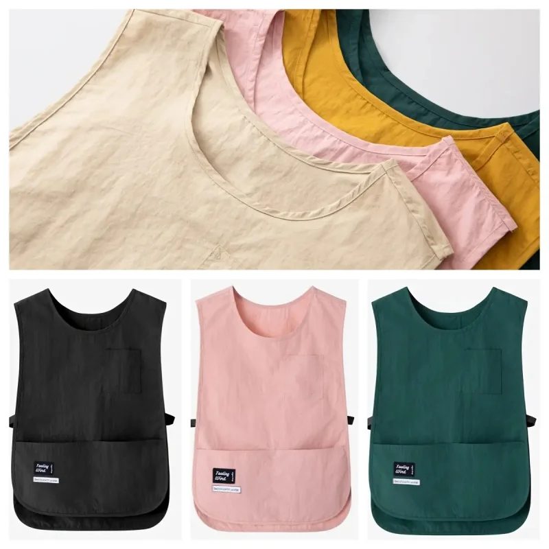 

2-Pack Heavy-Duty Work Apron, Full-Coverage Bib Design. Unisex for Waiter, Chef, Baker, Artist. Multi-Color Options. Durable
