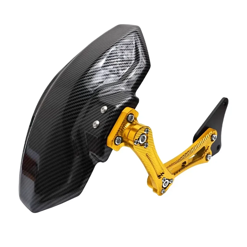 

UHR Adjustable Carbon Fiber Patterned Motorcycle Rear Mudguards For HAOJUE UHR150 UHR125 Modification Accessories