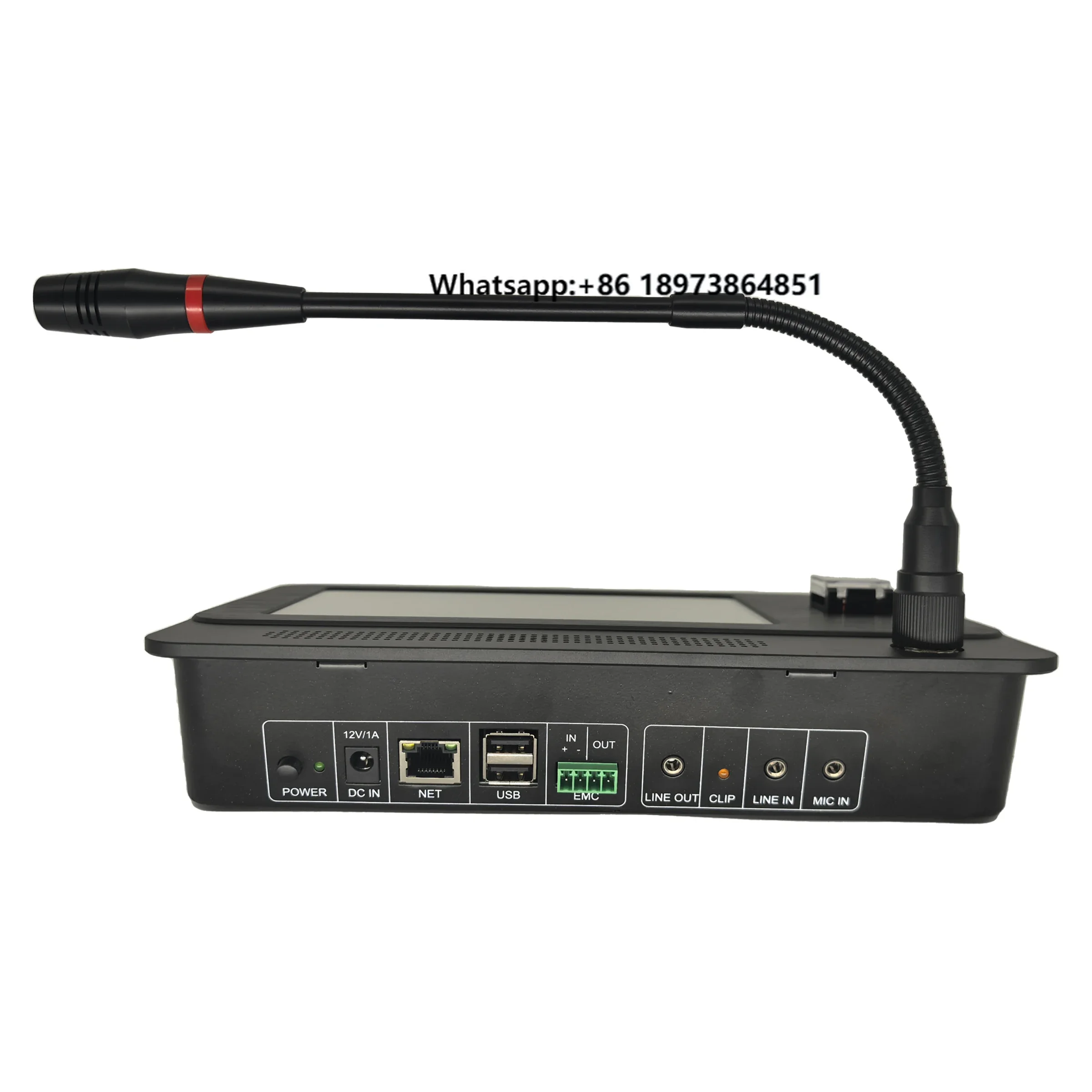 

Commercial Audio Music Play Device IP PA System Intercom IP Paging Connection with CCTV RJ45 School Ring Bell System