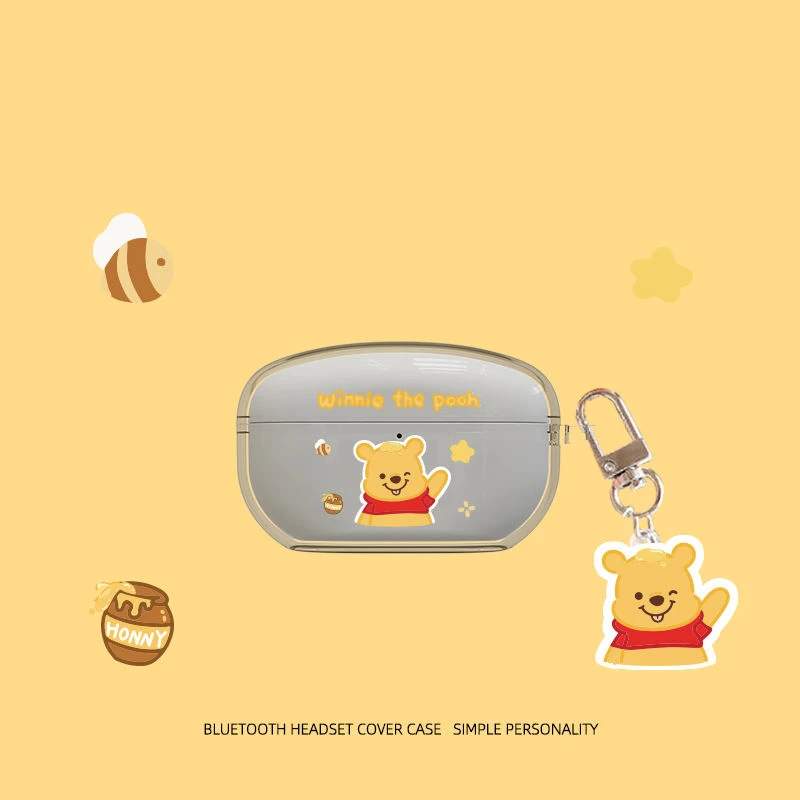 حافظة كرتونية شفافة ثلاثية الأبعاد لسوني ، غلاف سماعة أذن لاسلكية ، حافظات ناعمة ، غطاء واقي ، جديد ،