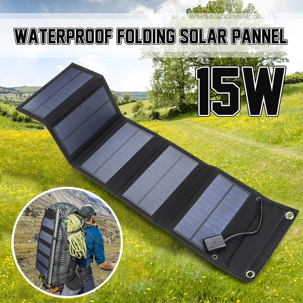 Panneau Solaire 15 W Vraiment efficace pour recharger vos appareils en pleine nature