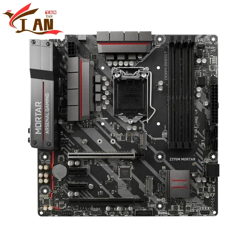 

For Z370M MORTAR Motherboard 64GB M.2 HDMI USB2.0 LGA 1151 DDR4 Micro ATX Z370 Mainboard 100% Tested Fully Work Tan