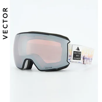 Occhiali da sci OTG lenti viola occhiali da neve uomo UV400 rivestimenti antiappannamento motoslitta Snowboard sci donna Sport invernali all'aperto