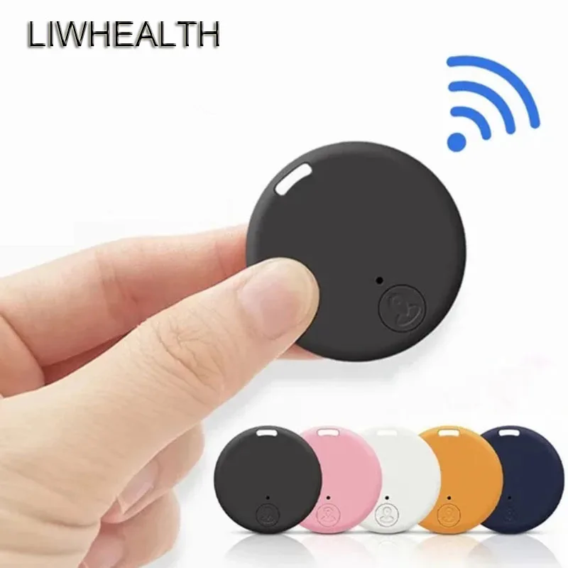 

Round Mini Bluetooth Tracker Air Anti Lost Tag For Cat Pet Key Children Kids Finder Smart Tags For Apple Iphone Android Safety