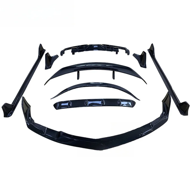 High Quality AG Style Dry Carbon Fiber Full Set Body Kit Front Lip Side Skirt Diffuser Carbon Black Auto Exterior Tuning Parts