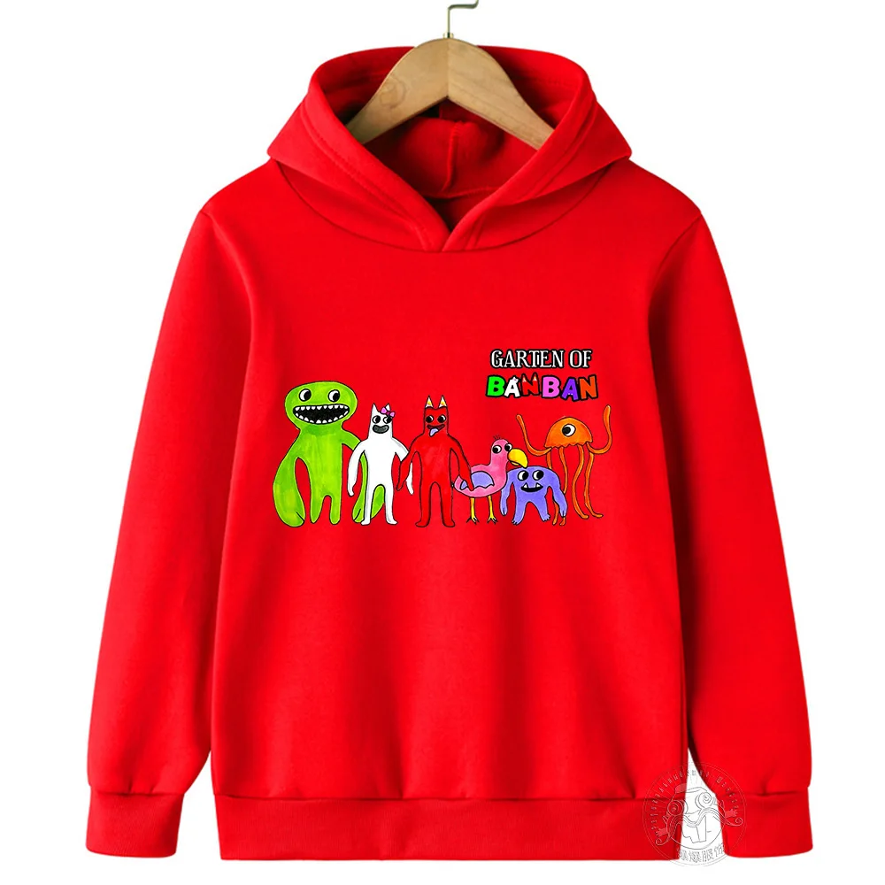 Kids Hoodie GARTEN OF BANBAN cartoon Print Clothes Boys Baby Girls 3-14Years Old Birthday Gift Funny Casual Coat Sport Pullover