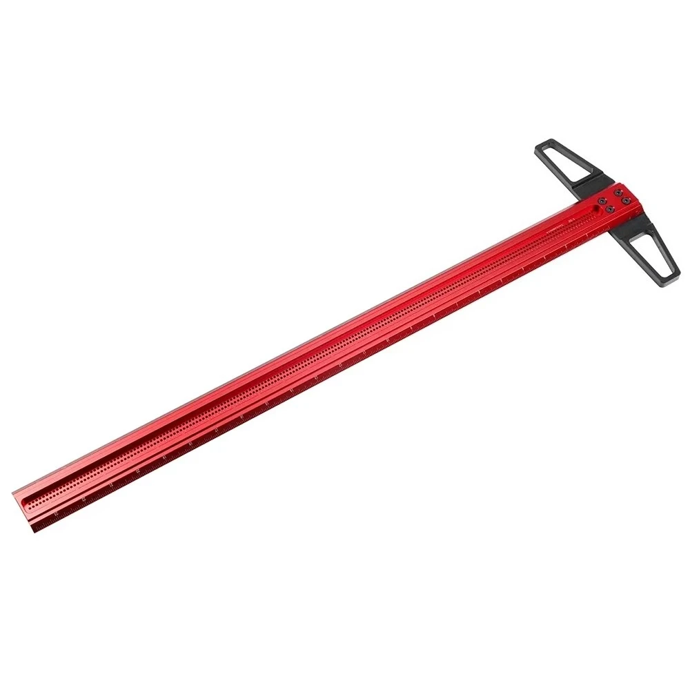 TS Imperial da 12 a 30 pollici in lega di alluminio di precisione Per la lavorazione del legno Scriber posizionamento marcatura T righello 1/16 pollici Per foro