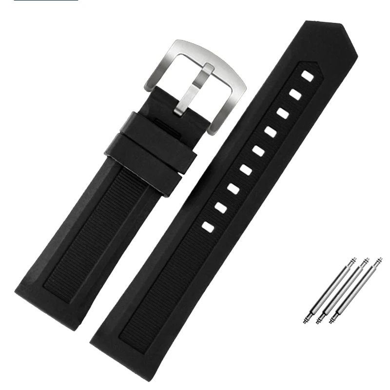 22MM High quality silicone Watch strap For F1 TAG HEUER FORMULA 1 Sports Watch series Rubber Watch band