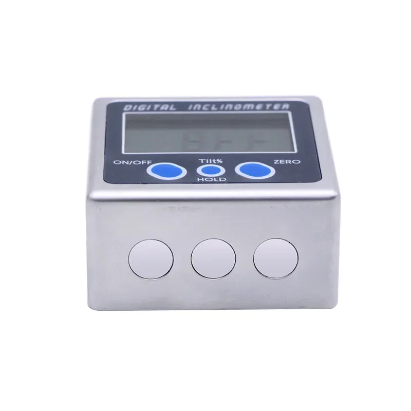 SHAHE Aluminum Alloy Digital Protractor Inclinometer Electronic Bevel Box Inclinometer With Magnets Light Digital Angle Gauge