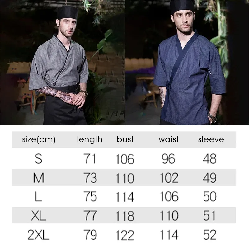 Customized Logo Cuisine Sushi Chef Jackets