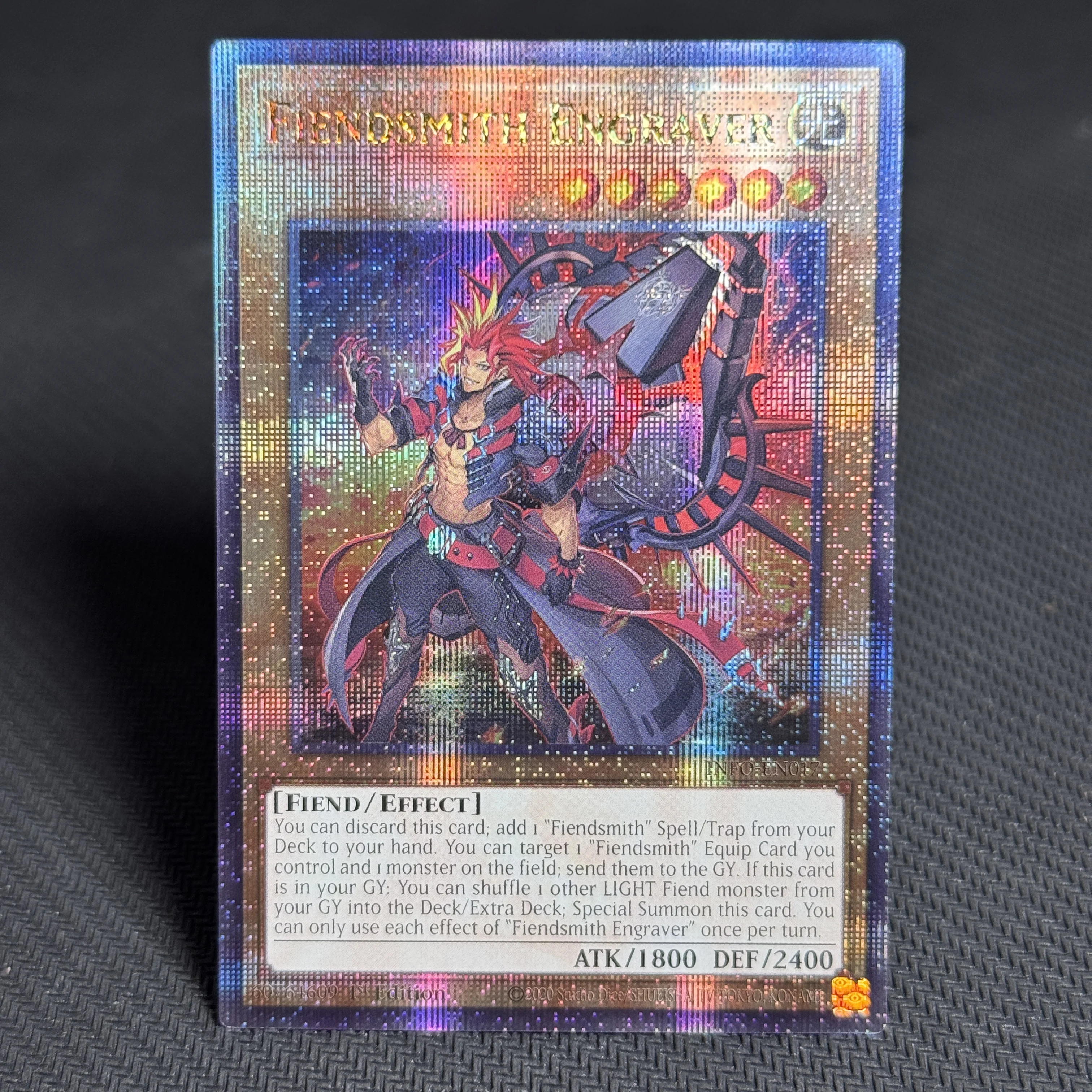 YuGiOh! Game Cards The Infinite Forbidden Legacy Of Destruction Nightmare Apprentice Fien dsmith Engraver Mulcharmy Purulia QCR