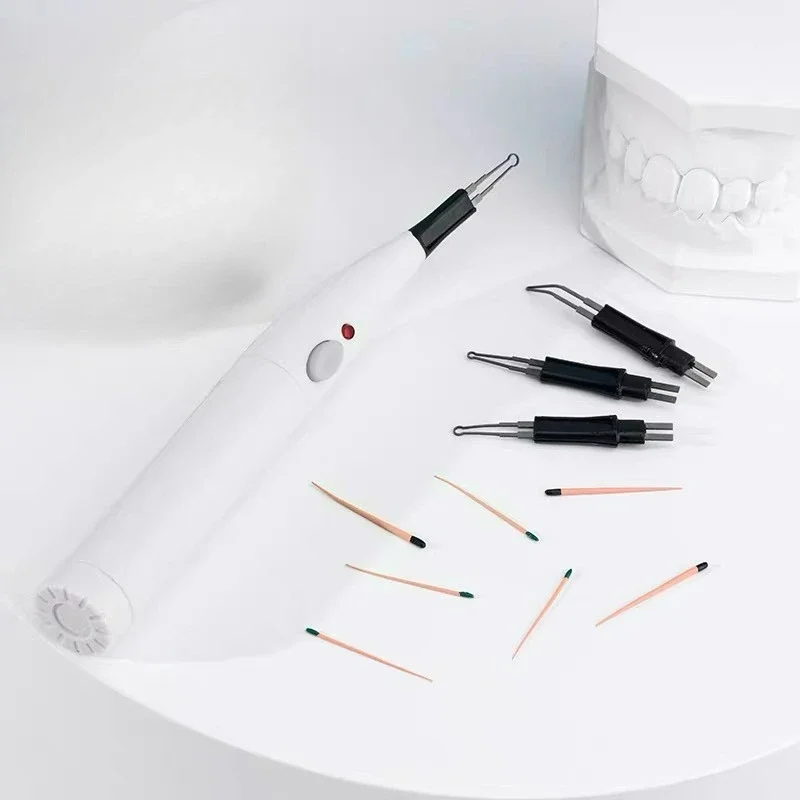 Endo Gutta Percha Point Cutter, Obturation Pen Root Canal Rapid Heating, Dental 4 Tips Gum Cutter Equipment, Cordless Plugger