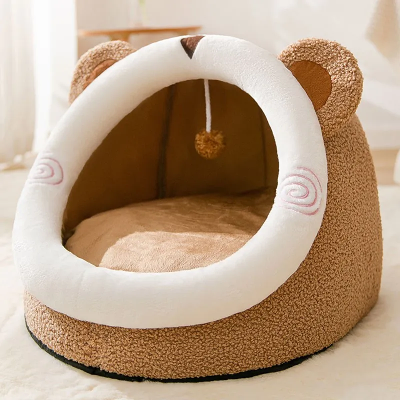 Faltbares Haustierhaus, Welpenhüttenmatte für Hunde, Tiere, Katzen, Kätzchennest, Korb für kleine Hunde, Teddy, Chihuahua-Höhle, Bett, 2022 – Detail 11