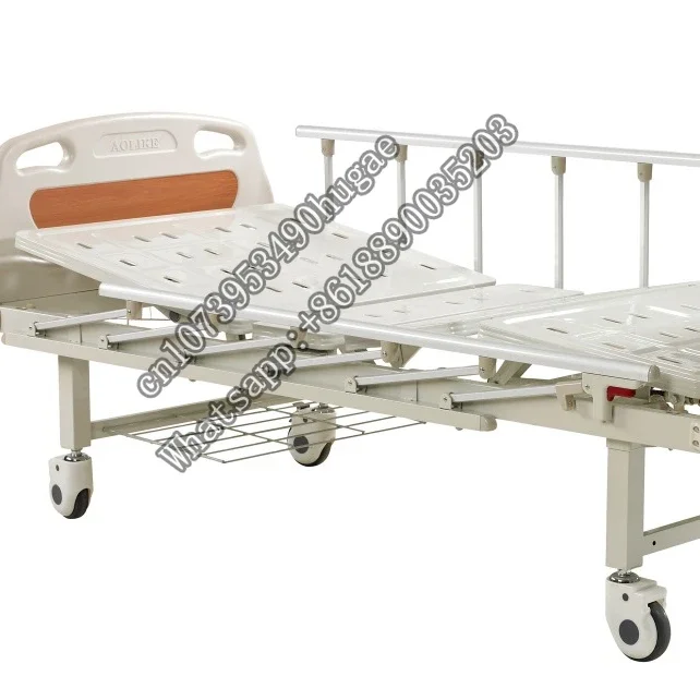 

Bestseller Good Price Hospital Furniture Manufacturers Two Functions two Cranks Manual Bed