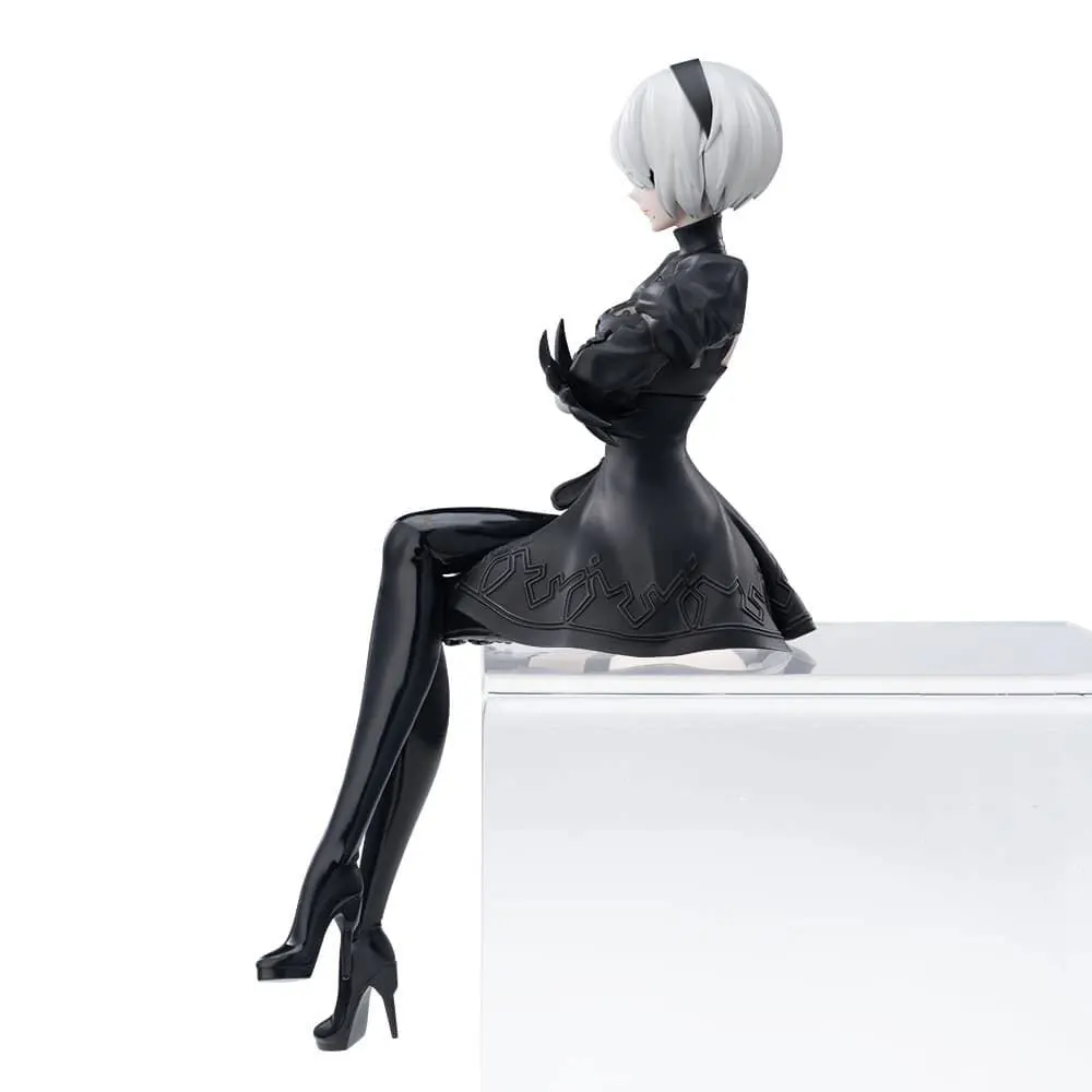 Juego de 15CM NieR:Automata YoRHa No. Figura de 2 tipos B, posición sentada, fideos instantáneos, modelo de Anime, juguete, colección de regalo, PVC