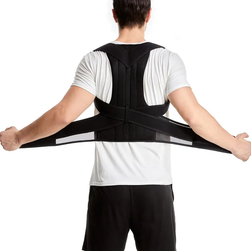 Adjustable Back Shoulder Posture Corrector Belt Clavicle Spine Support Reshape Your Body Home Office Sport Upper Back Neck Brace