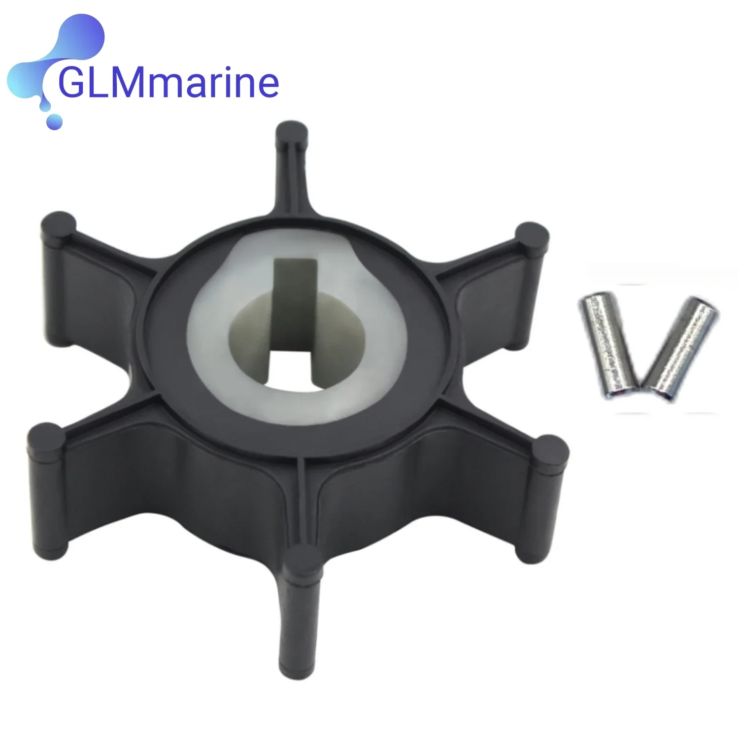 Water Pump Replacement Kit with Impeller and Pins for Yamaha Outboard Engine 2HP 646-44352-01 18-3072