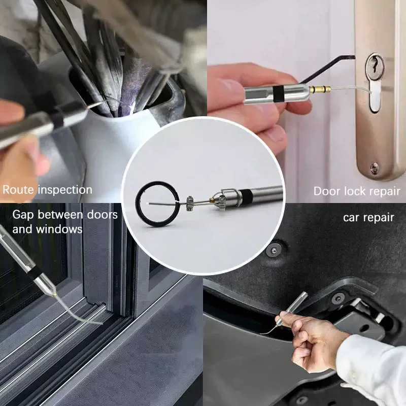 Locksmith Car Repair Lighting Tool Fiber Optic Lamp For Narrow Gap Illumination