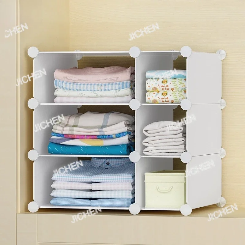 

HS HSCloset Partitions Clothes Bedroom Cupboard Wardrobe Organizer Storage Cheap Guarda Roupa Lounge Suite Furniture