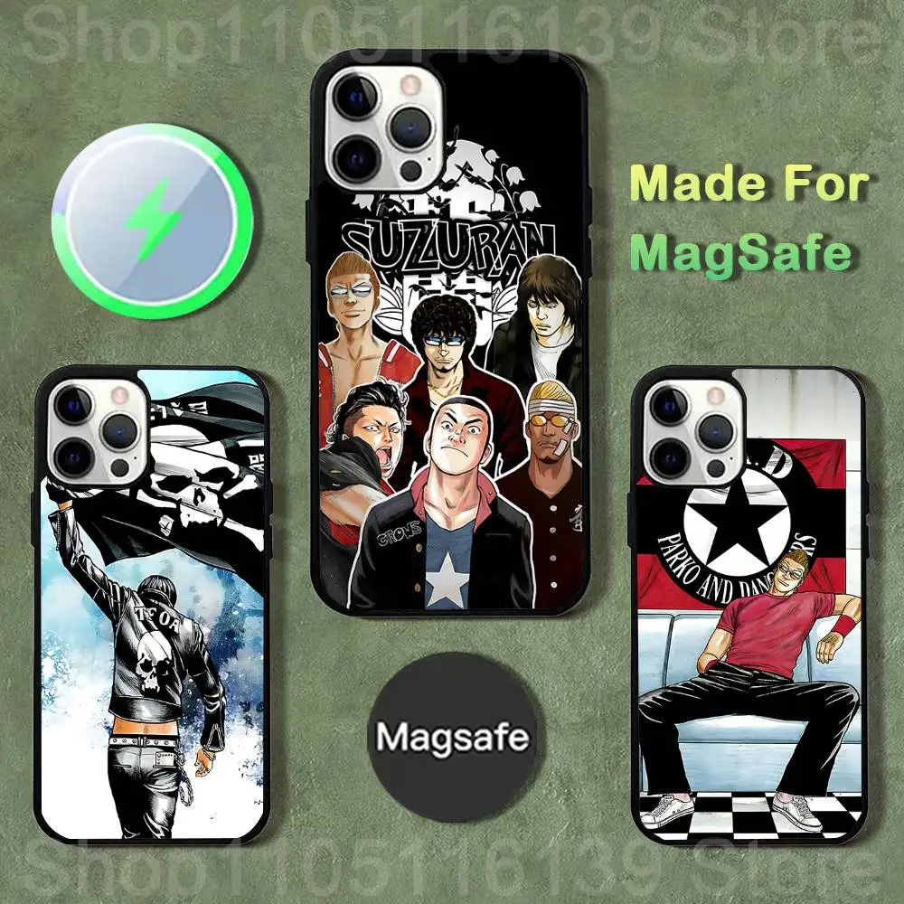 

Worst Crows Zero Phone Case For iPhone 17,16,15,14,13,12,11,Pro,Max,Plus,Mini,SE4,E Magnetic Magsafe Wireless Charging