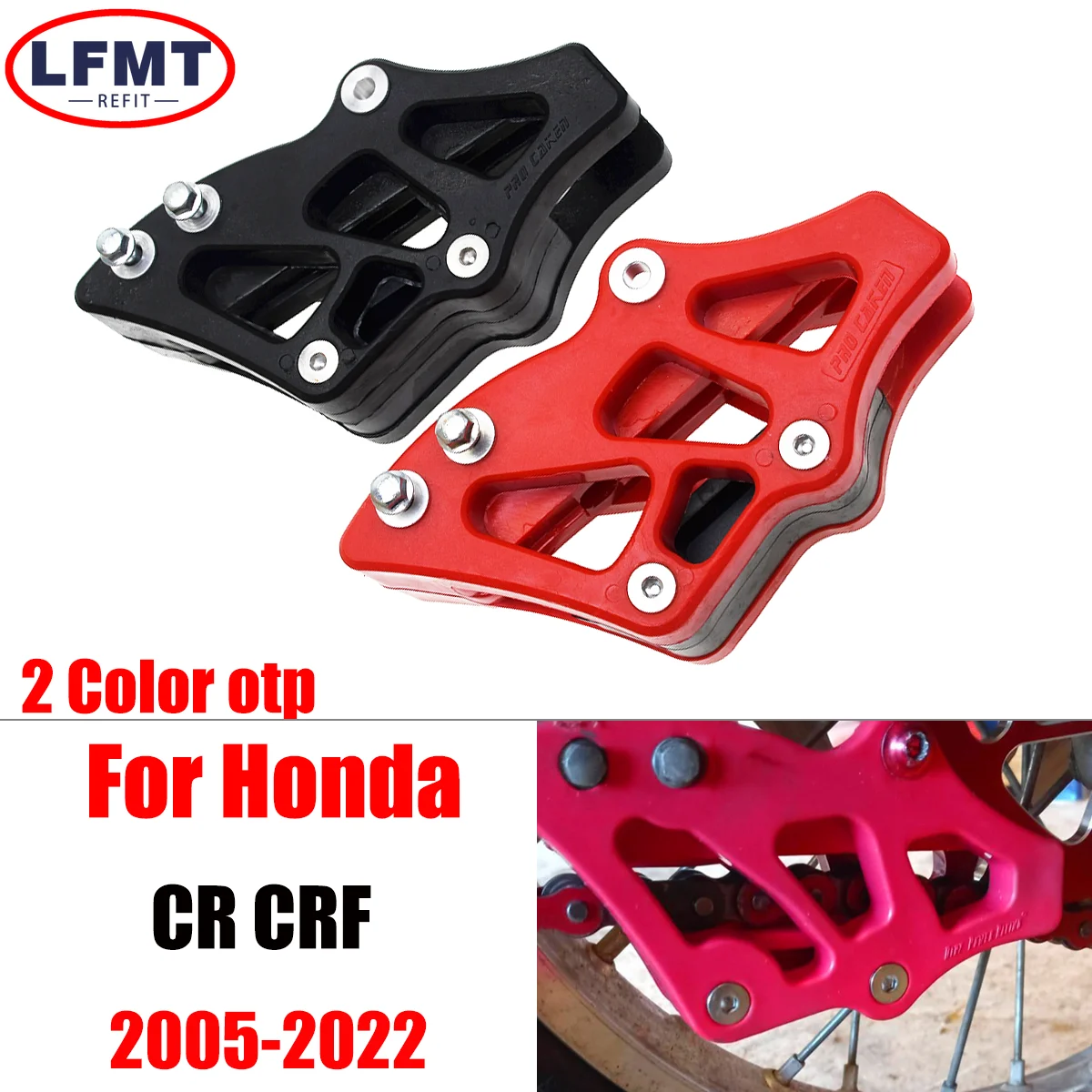 

30mm/34mm Chain Guide Guard parts For Honda CR125 250 CRF250R 450R 250X 450X 250RX 450RX 450L 2005-2022 Endurance race dirt bike