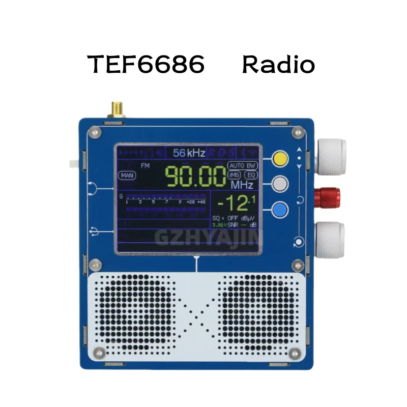 New TEF6686 Full Band Radio FM Full band DSP highly sensitive receiver Plus 5.0-LNA