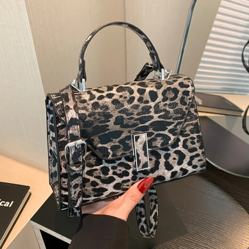 2024 New Fashion Leopard Print Shoulder Bags For Women High Quality Pu Leather Crossbody Bag Designer Luxury Handbags 3 Colors