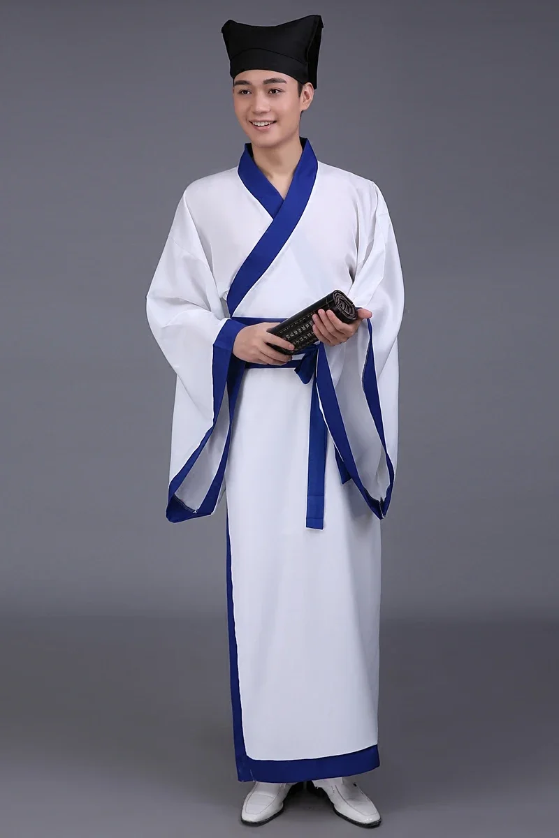 Gorąca sprzedaż Tradycyjna chińska sukienka Starożytny kostium Hanfu Męska elegancka odzież męska uczonego Tradycyjna odzież