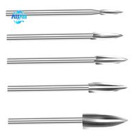AUAU-Wood Carving Drill Bit HSS Engraving Drill Bit Set Root Milling Grinder Burr Precise Carve Woodwork 5PCS