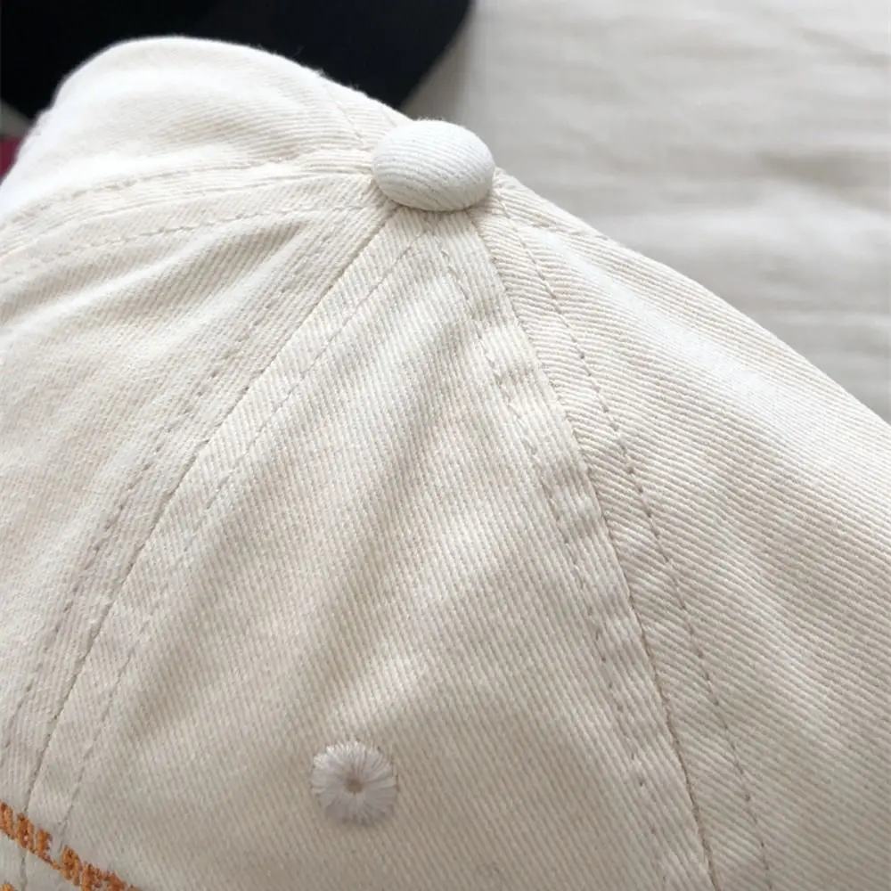Fashion Embroidered Embroidery Baseball Cap Spotted Dog Peaked Cap Letter Baseball Hat Retro Sunscreen Hat Sun Hat Spring Summer