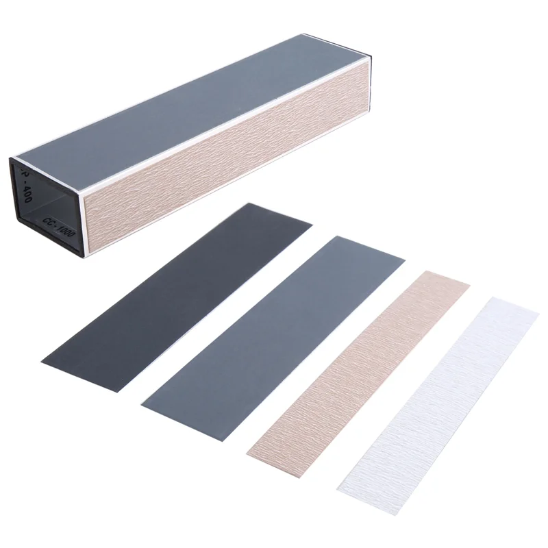 CGDS-Guitar Fret Leveling Files Bass Guitar Leveler Fret  Luthier Supply Guitar Tool Kit With 4 Grit Papers 150Mm