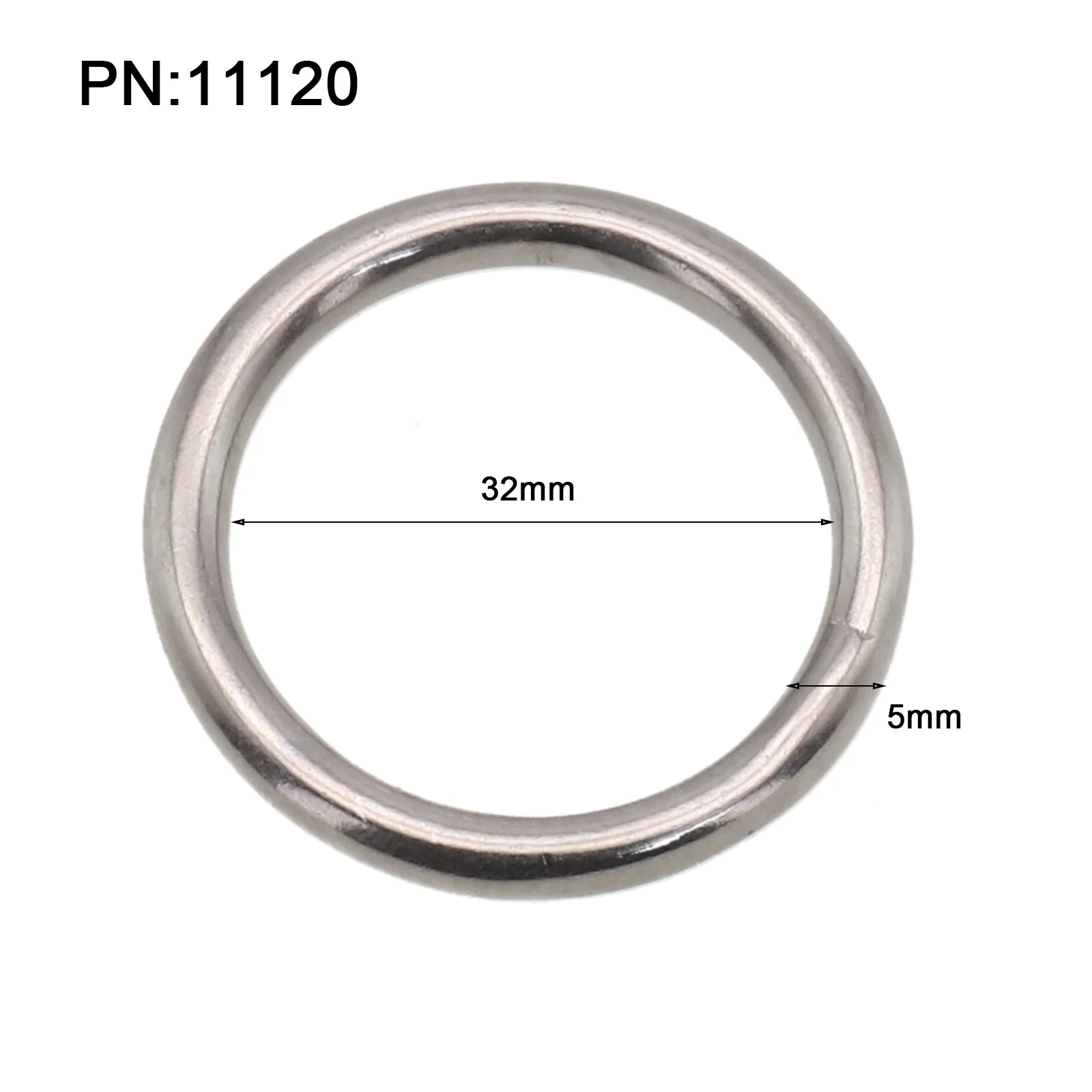 Scuba Diving O Rings Replacement Silver 1PC 25mm/32mm/50mm 316 Stainless Steel Portable Practical High Quality