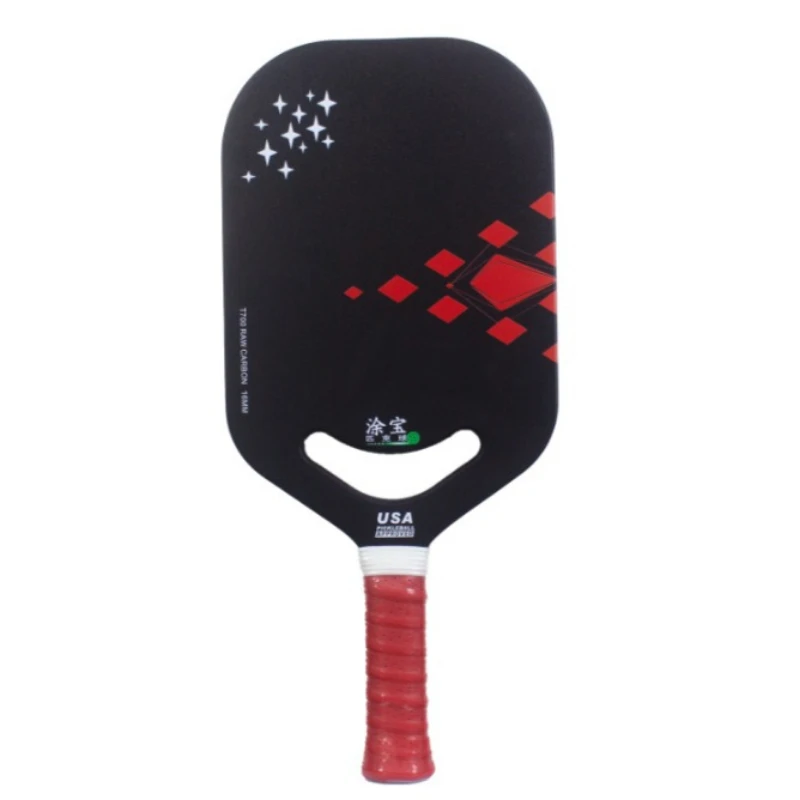 

Ракетка для пиклбола T700 из углеродного волокна Pickleball Control Air Thermoformed Edgeless с отверстиями для улыбки Соревнования Pickleball