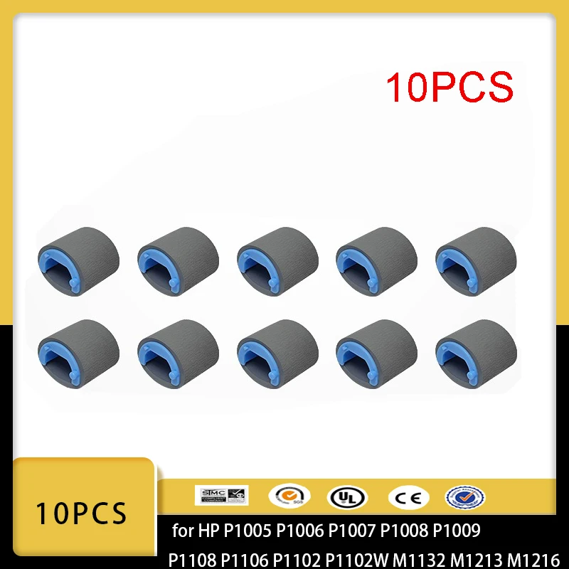 10PCS RL1-1442-000 RL1-1443 Paper Pickup Roller for HP P1005 P1006 P1007 P1008 P1009 P1108 P1106 P1102 P1102W M1132 M1213 M1216