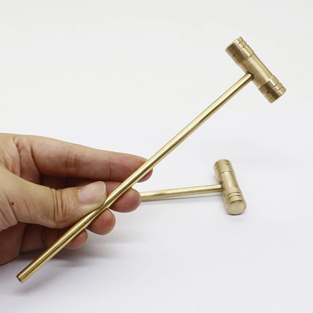 175mm Small Brass Hammer 1pcs Copper Detachable Handle For Clock Watch Repairing Hammer Precision Installation Brand New