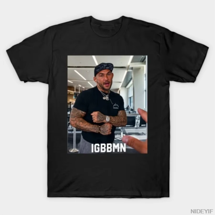 Dustin Poirier Graphic T‑Shirt Polyester Short Sleeve Tops Unisex Casual Summer Tee for Men Women Graphic T Shirts