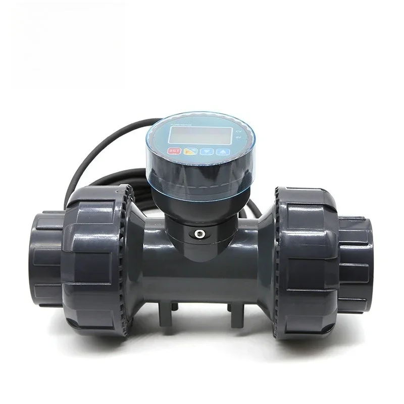 Limited Offer Intelligent Digital Water Flow Sensor PVC Pipe Acid And Alkali Resistance Farmland Irrigation Water Treatment 485