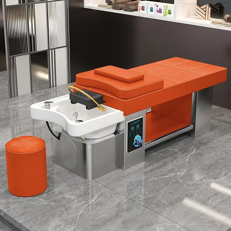 Bojo Thai Hair Treatment Shampoo Bed with Intelligent Constant Temperature Water Circulation for Barber Shop and Use
